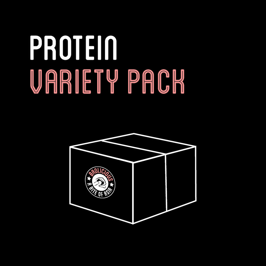 Protein Dumplings Variety Pack (4 Packets -  120 Pieces)